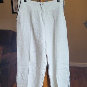 John‎ Paul Richard White Linen Pants